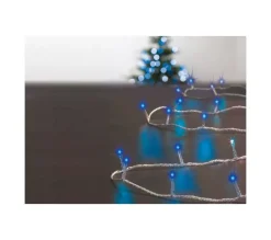 FEERIC LIGHTS AND CHRISTMAS Guirlande Et Boule De Sapin^ Guirlande Lumineuse Exterieur 30 M 300 Led Bleu Et 8 Jeux De Lumiere