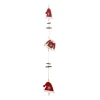 FEERIC LIGHTS AND CHRISTMAS Guirlande Et Boule De Sapin^ Guirlande De Noël En Bois Avec Motif Bonnets Et Manteaux L 150 Cm