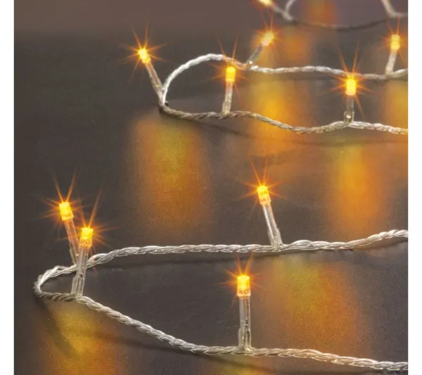 FEERIC LIGHTS AND CHRISTMAS Guirlande Et Boule De Sapin^ Guirlande Lumineuse Exterieur 30 M 300 Led Blanc Chaud Et 8 Jeux De Lumiere