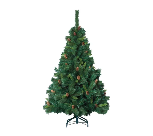 FEERIC LIGHTS AND CHRISTMAS Sapin Et Accessoire^ Sapin De Noël Artificiel Vert Avec Pomme De Pin H 180 Cm