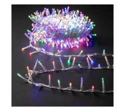FEERIC LIGHTS AND CHRISTMAS Guirlande Et Boule De Sapin^ Guirlande Lumineuse Exterieur 25 M 1000 Led Multicolore Et 8 Jeux De Lumiere