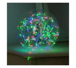 FEERIC LIGHTS AND CHRISTMAS Guirlande Et Boule De Sapin^ Guirlande Lumineuse Interieur 40 Microled Multicolore Sur 3.90 Metres