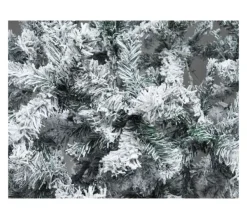 FEERIC LIGHTS AND CHRISTMAS Sapin Et Accessoire^ Sapin De Noël Artificiel Vert Enneige H 180 Cm Collection Floque