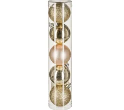 FEERIC LIGHTS AND CHRISTMAS Guirlande Et Boule De Sapin^ Kit Décoration Pour Sapin De Noël - 5 Pieces - Dore