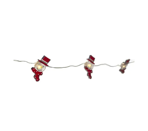 FEERIC LIGHTS AND CHRISTMAS Guirlande Et Boule De Sapin^ Guirlande Lumineuse Interieur 20 Personnages Avec Microled Sur 1.90 M