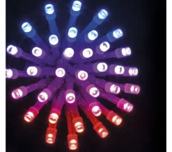 FEERIC LIGHTS AND CHRISTMAS Guirlande Et Boule De Sapin^ Guirlande Contr Le A Distance 500 Led 50 Metres Variation De Couleurs - Multicolore