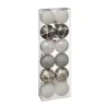 FEERIC LIGHTS AND CHRISTMAS Guirlande Et Boule De Sapin^ Déco De Sapin Lot De 12 Boules De Noël D 4 Cm - Dore Et Argente