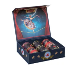 Cheap FEERIC LIGHTS AND CHRISTMAS Coffret 6 Bougies Parfumees Dans Photophores En Verre Imprime La Piste Aux Etoiles