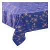 Cheap FEERIC LIGHTS AND CHRISTMAS Nappe Canevas Bleu Nuit Avec Etoiles Dorees 140 X 240 Cm