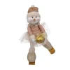 Clearance FEERIC LIGHTS AND CHRISTMAS Déco De Noël Bonhomme De Neige Avec Tutu Et Patins H 40 Cm