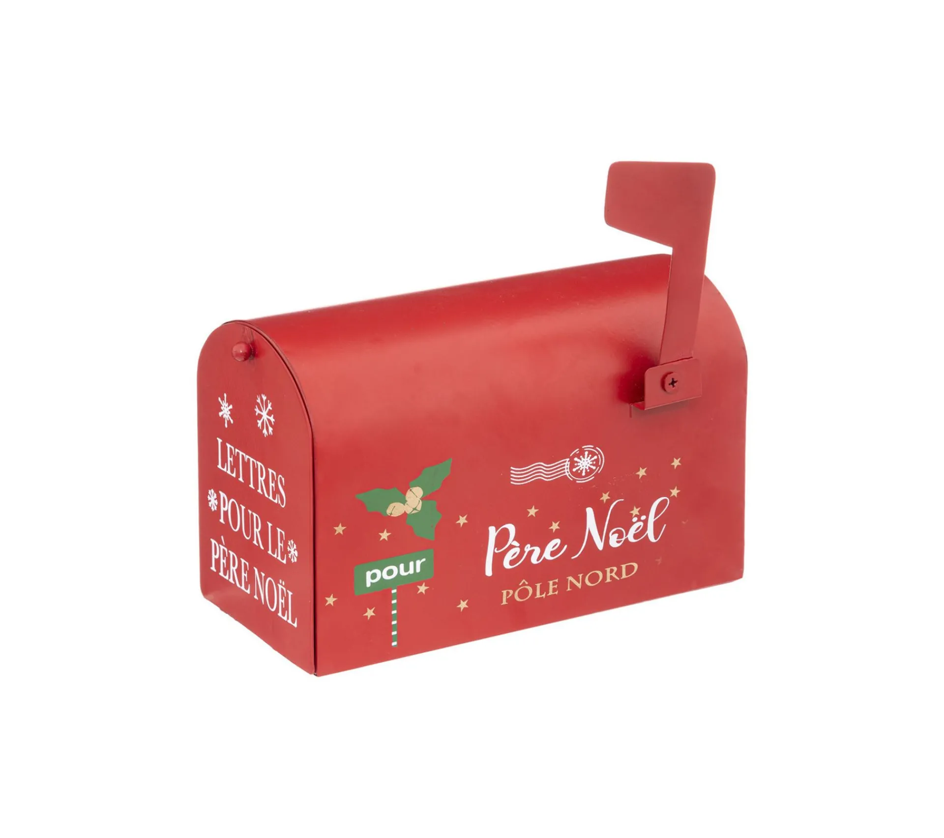 Flash Sale FEERIC LIGHTS AND CHRISTMAS Boite Aux Lettres Pere Noël A Poser 20 X 13 Cm
