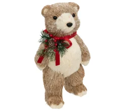 Flash Sale FEERIC LIGHTS AND CHRISTMAS Déco De Noël Ours Debout 17.5 X 13.5 X H 31 Cm