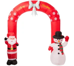 Hot FEERIC LIGHTS AND CHRISTMAS Automate Gonflable Arche De Noël H 240 Cm