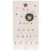 Store FEERIC LIGHTS AND CHRISTMAS Calendrier De L'Avent Pancarte - H. 51 Cm - Blanc