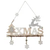 New FEERIC LIGHTS AND CHRISTMAS Suspension De Noël En Bois Avec Déco H 33 Cm