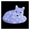 Best Sale FEERIC LIGHTS AND CHRISTMAS Déco Lumineuse Renard 60 Led Blanc Froid H 25 Cm