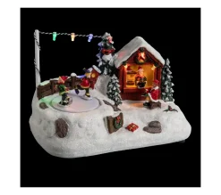 Flash Sale FEERIC LIGHTS AND CHRISTMAS Village De Noël Lumineux Patinoire Animee