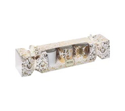 Fashion FEERIC LIGHTS AND CHRISTMAS Set De 3 Bougies Parfumees Dans Photophore En Verre