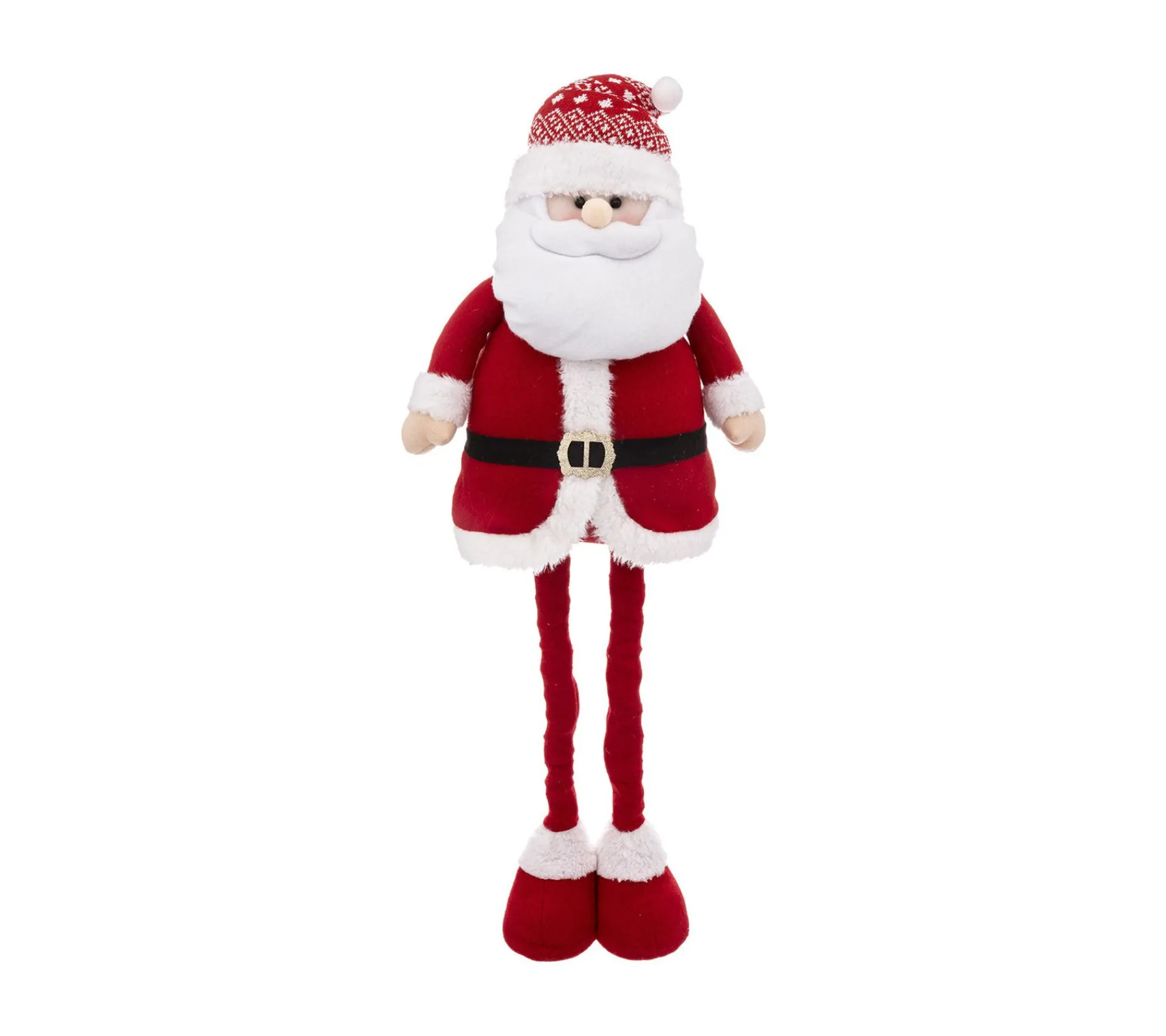 Fashion FEERIC LIGHTS AND CHRISTMAS Pere Noël Telescopique En Habit Rouge Et Blanc H Maxi 78 Cm