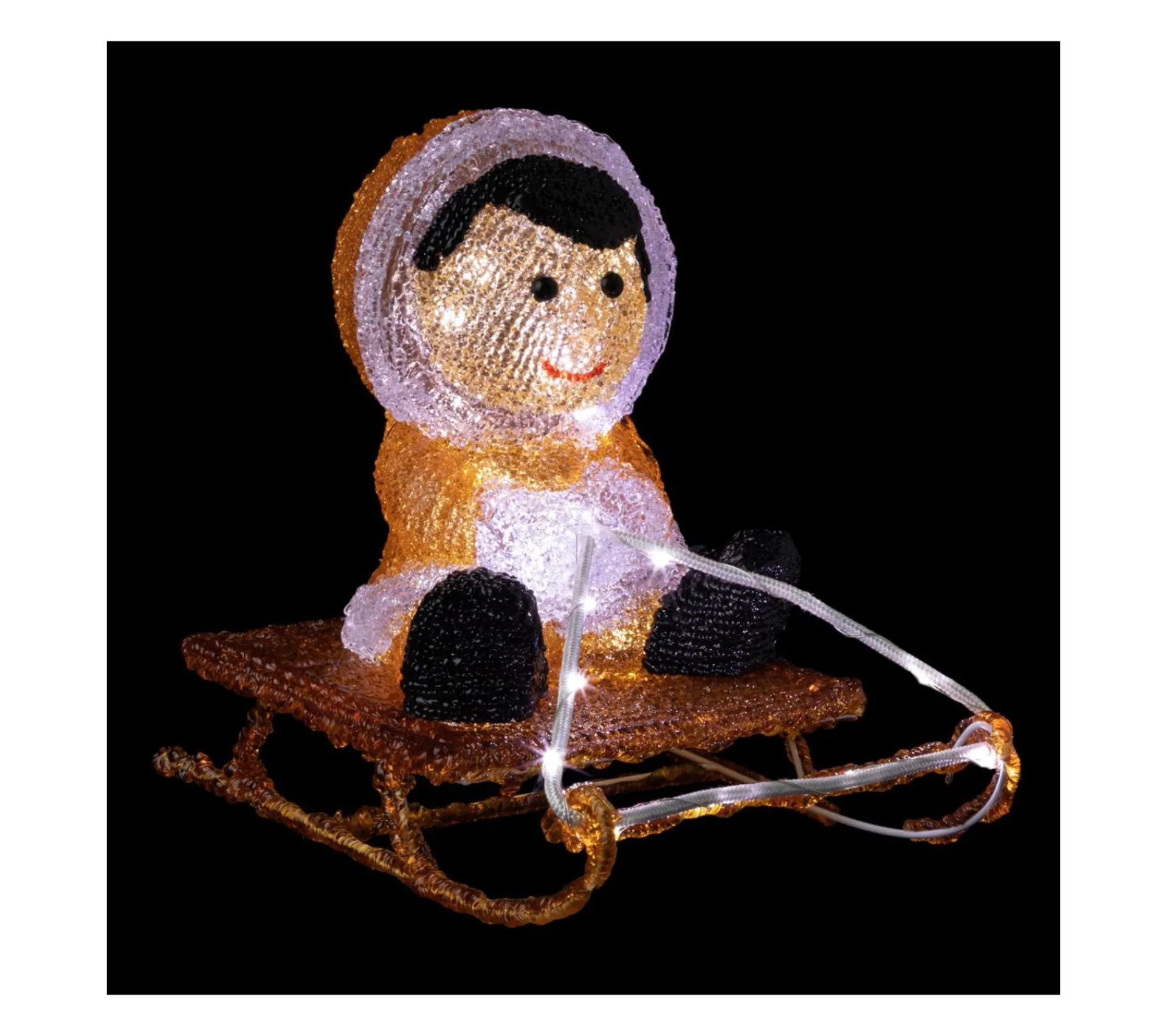 Fashion FEERIC LIGHTS AND CHRISTMAS Déco Lumineuse Eskimo 30 Led Blanc Froid Lumiere Fixe