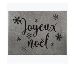 New FEERIC LIGHTS AND CHRISTMAS Déco De Noël Pancarte Imprimee En Metal 30 X 22.5 Cm