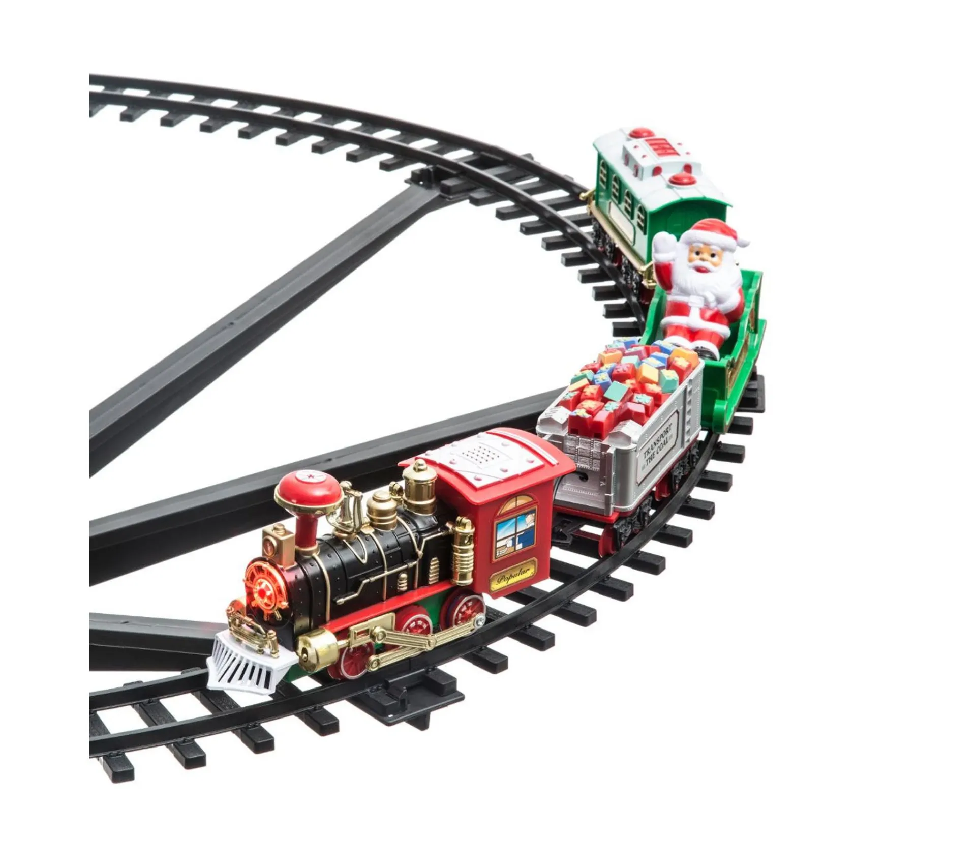 Best Sale FEERIC LIGHTS AND CHRISTMAS Train Electrique Pour Sapin De Noël Coffret 23 Pieces Lumineux , Sonore Et Anime