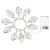 * Guirlande Et Boule De Sapin^Guirlande 10 Feuilles Lumineuses Noël - L. 135 Cm - Blanc Chaud