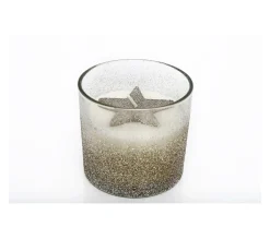 Flash Sale HEART OF THE HOME Bougie De Noël En Pot Stars Natural - Dore
