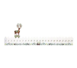 Cheap HEART OF THE HOME Calendrier De L'Avent Bois Renne Xmas Tradi - Blanc