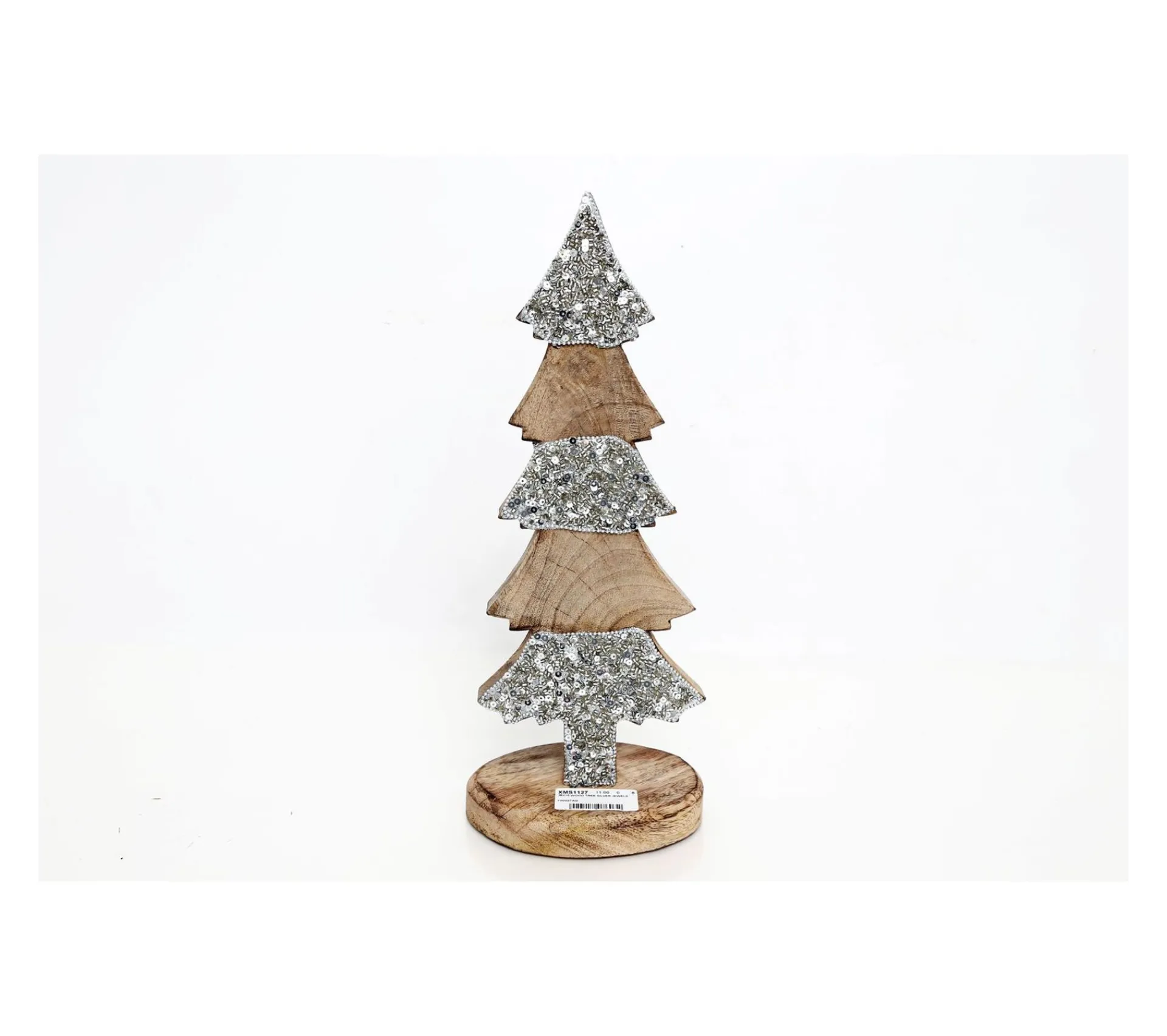 Best Sale HEART OF THE HOME Décoration De Noël A Poser Arbre A Strass Ice - Argent