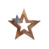 Store HEART OF THE HOME Décoration De Noël A Poser Stars Ice - Argent