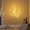 Store HOMCOM Arbre Lumineux Led - 72 Leds - 1,2H M - Metal Pp Blanc