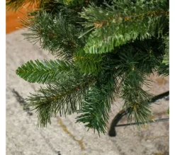 HOMCOM Sapin Et Accessoire^ Sapin De Noël Artificiel Imitation Nordmann H. 150 Cm Vert