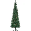 HOMCOM Sapin Et Accessoire^ Sapin De Noël Artificiel 556 Branches 42 Pommes De Pin Inclus