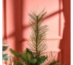 HOMCOM Sapin Et Accessoire^ Sapin De Noël Artificiel Grand Realisme Pied Support Inclus