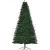 HOMCOM Sapin Et Accessoire^ Sapin De Noël Artificiel Imitation Nordmann Vert