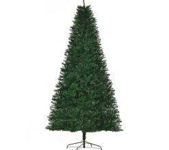HOMCOM Sapin Et Accessoire^ Sapin De Noël Artificiel Imitation Nordmann Vert