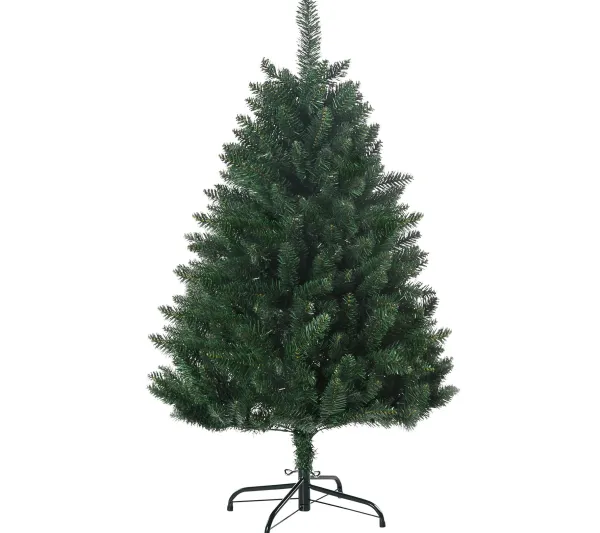 HOMCOM Sapin Et Accessoire^ Sapin De Noël Artificiel Imitation Nordmann H.120 Cm Vert