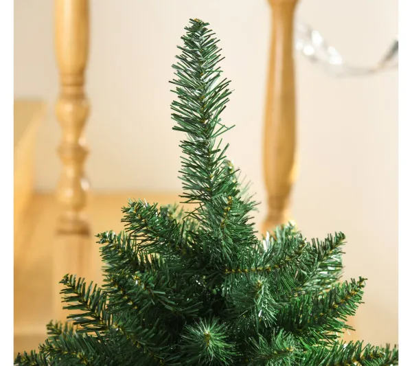 HOMCOM Sapin Et Accessoire^ Sapin De Noël Artificiel Imitation Nordmann H.120 Cm Vert