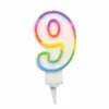 HOMEA Anniversaire Et Autres Fêtes^ Bougie D Anniversaire Chiffre 9