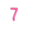 HOMEA Anniversaire Et Autres Fêtes^ Bougie D Anniversaire Paillettes 7.5 Cm Chiffre 7