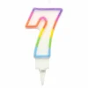 HOMEA Anniversaire Et Autres Fêtes^ Bougie D Anniversaire Chiffre 7