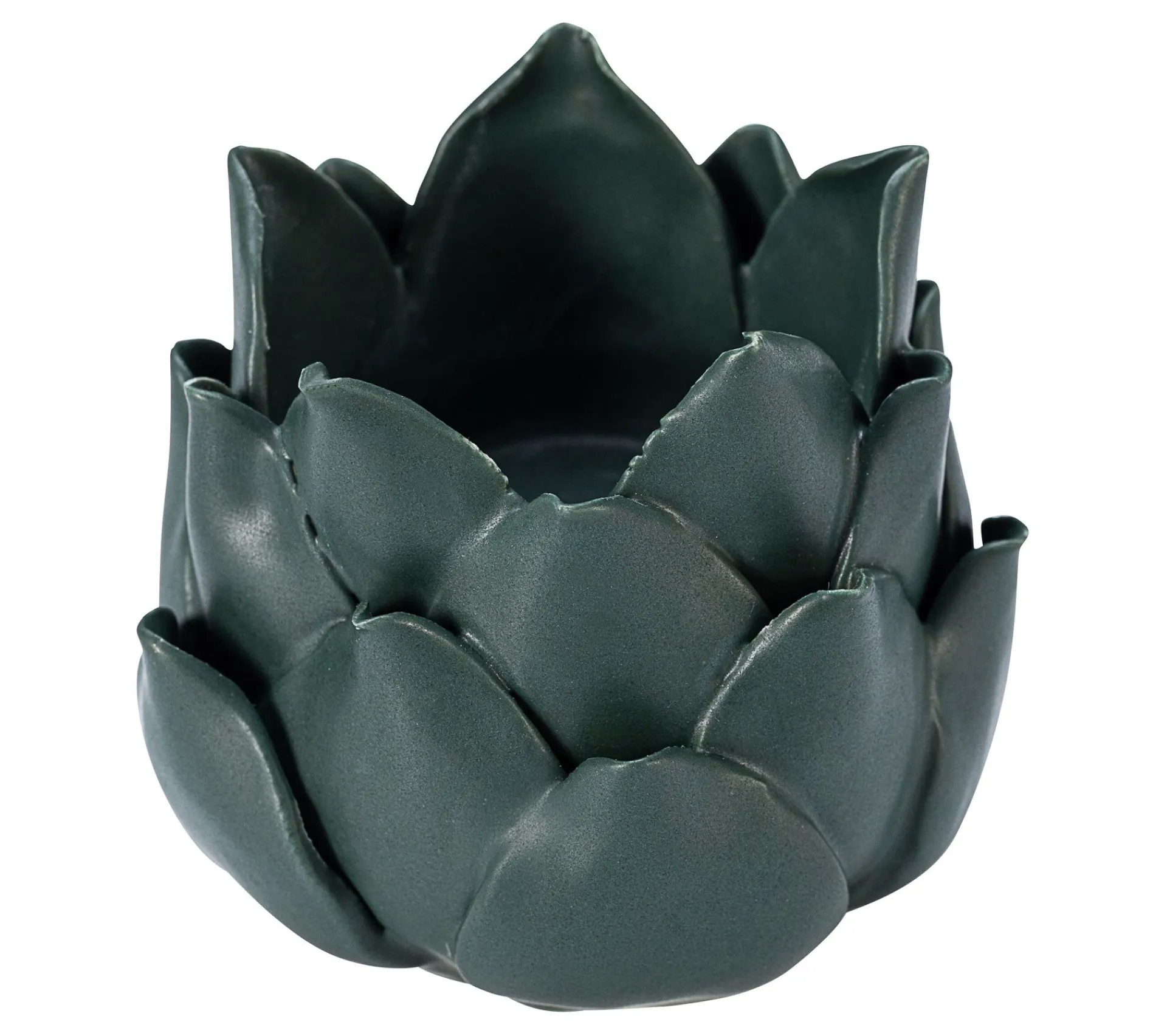 Sale LINEA NATURA Bougeoir Lotus H. 6 Cm Ulila Vert