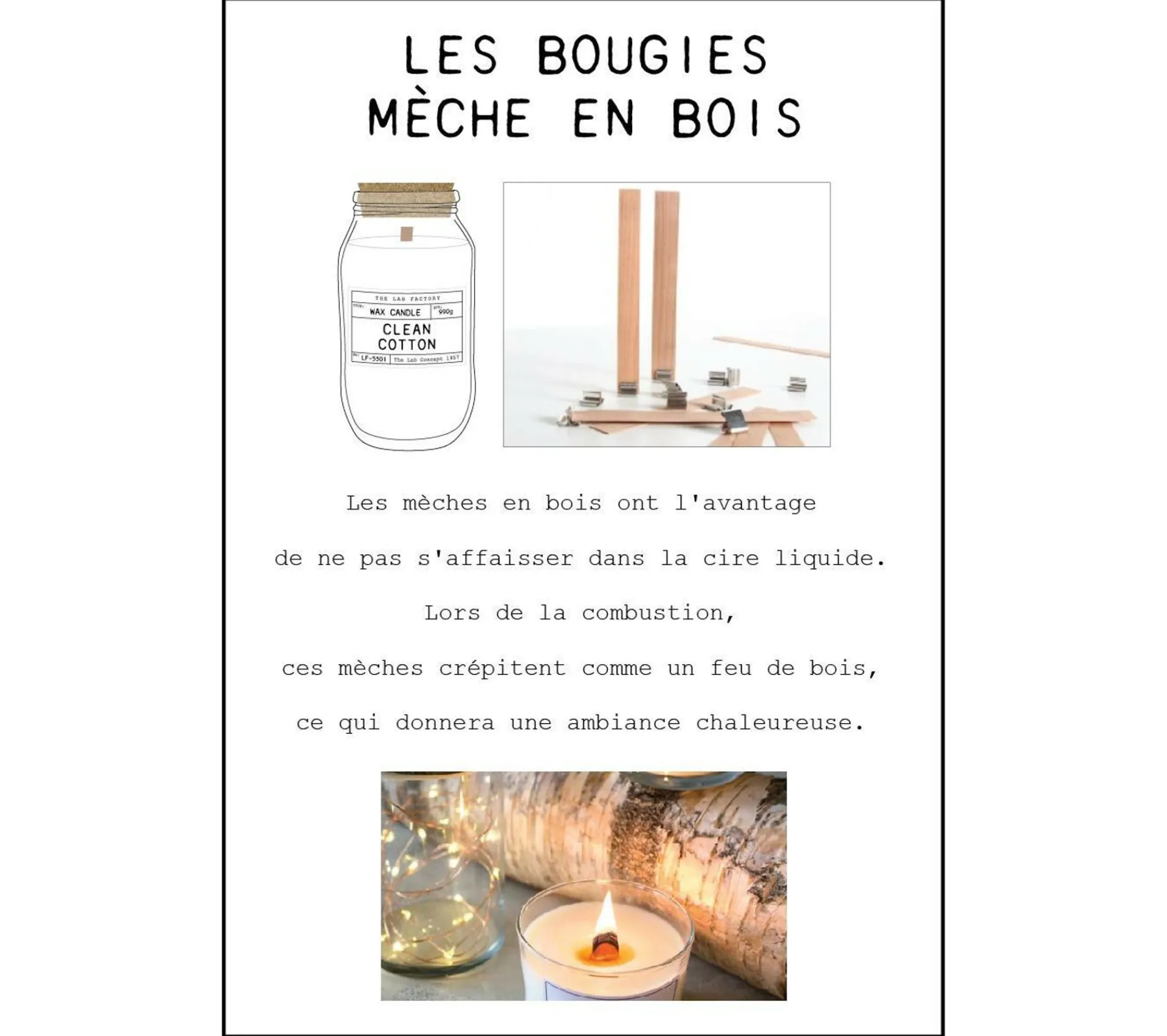 Online LINNEA Bougie Parfumee Senteur Musc Blanc Lab Factory