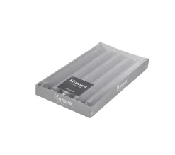 Online * Lot De 5 Bougies Chandelier "Essentiel" 19Cm Gris Fonce