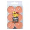 Outlet * Lot De 12 Bougies Chauffe-Plat "Essentiel" 3,5Cm Mangue