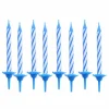 * Anniversaire Et Autres Fêtes^Lot De 24 Bougies D'Anniversaire "Support" 5Cm Bleu