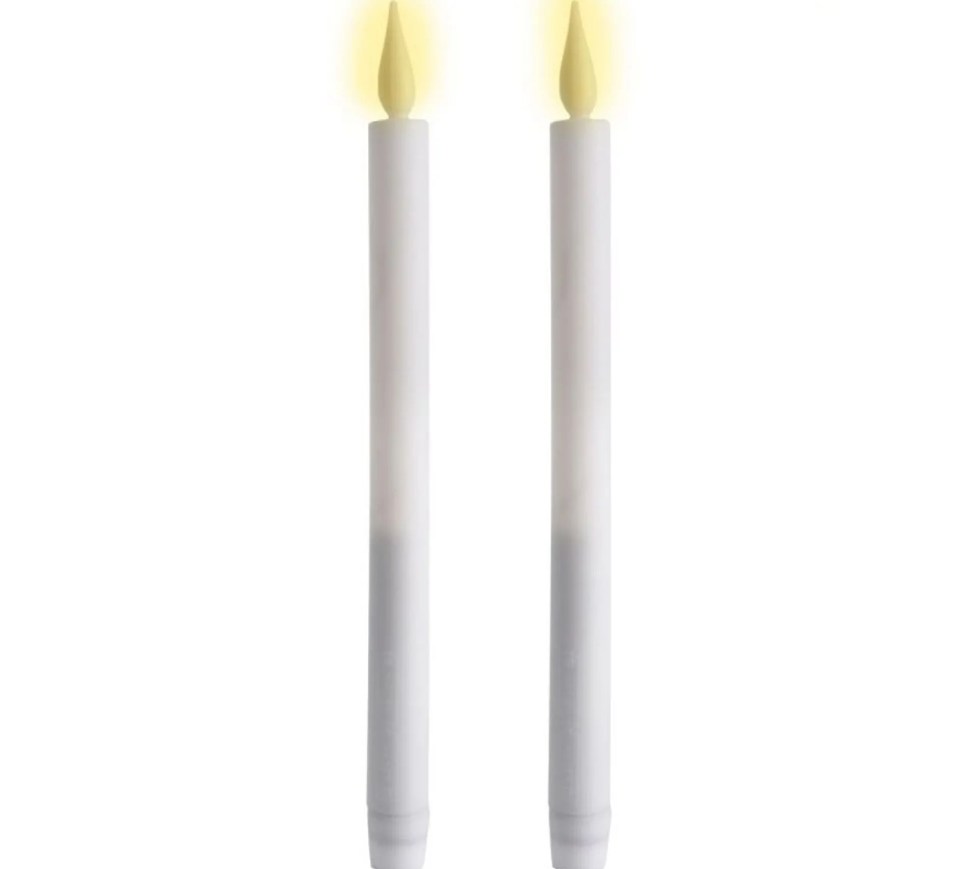 Cheap * Lot De 2 Bougies Led "Chandelier" 28Cm Blanc
