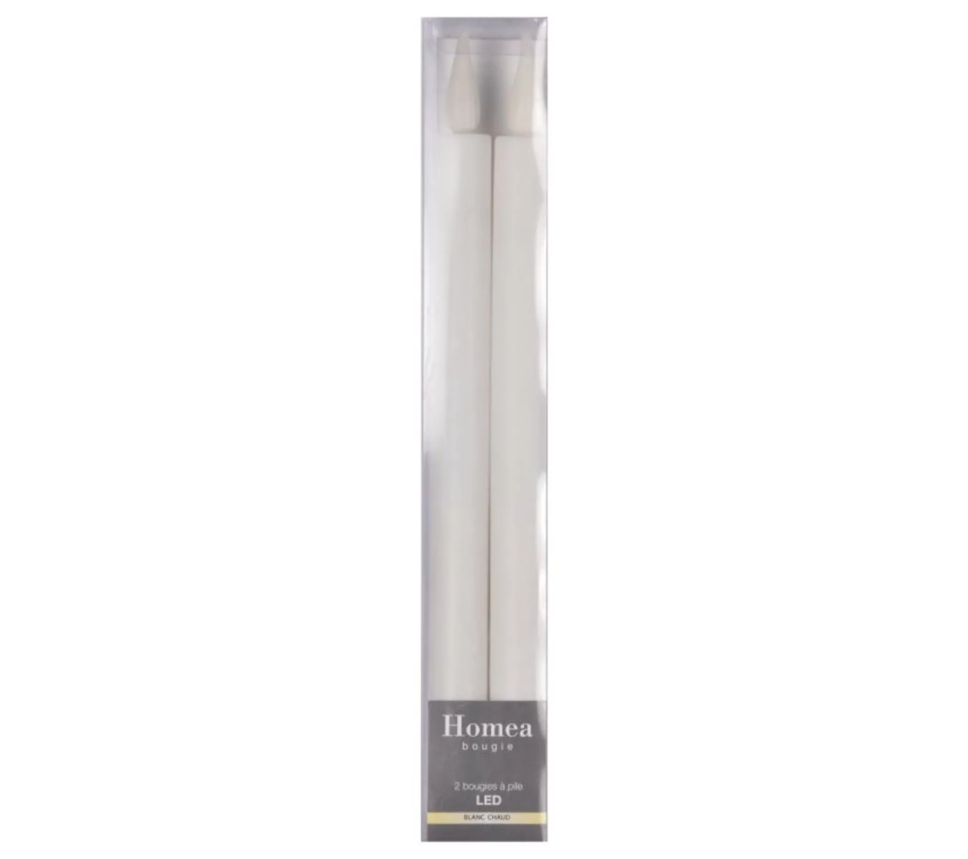 Cheap * Lot De 2 Bougies Led "Chandelier" 28Cm Blanc