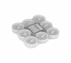 New * Lot De 9 Bougies Parfumees Chauffe-Plat "Trendie" Perle Givree